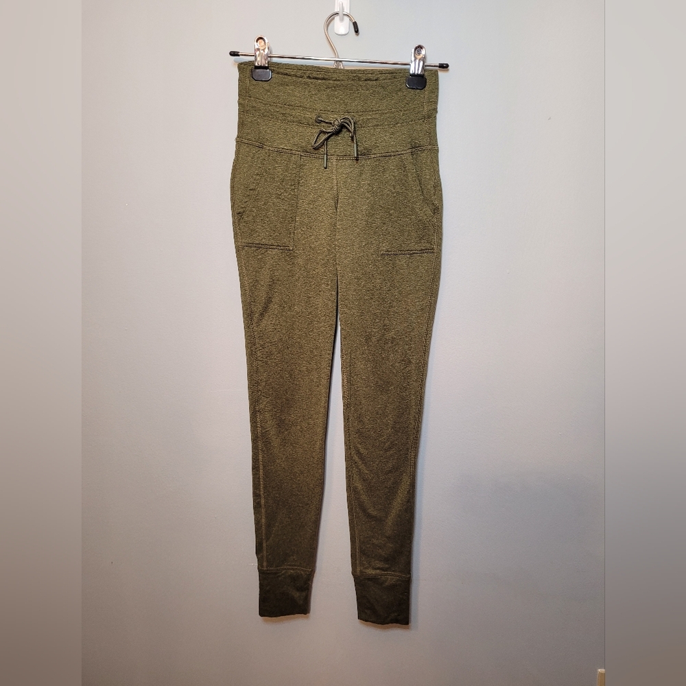 Old Navy Green Leggings High-Waisted Cozecore xs